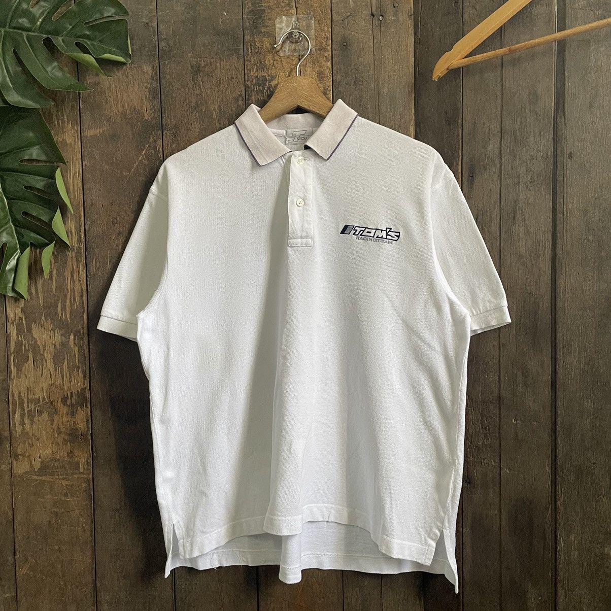 Vintage Vintage Tom Racing Polo Shirt Size US M / EU 48-50 / 2 - 1 Thumbnail