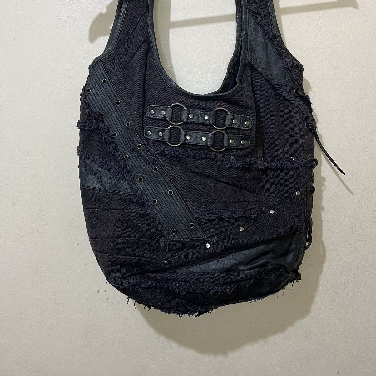 KMRii Archive KMRii Leather Cotton Reversible Tote Bag Size ONE SIZE - 9 Thumbnail
