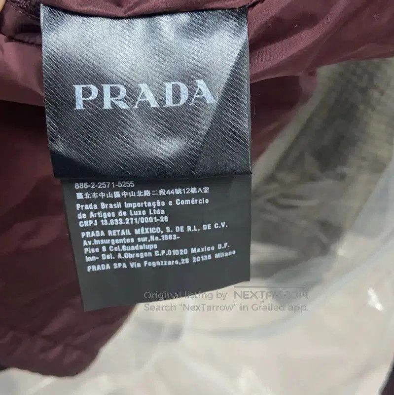 Prada Prada Red Polyester Long Sleeve Jacket. Size US XL / EU 56 / 4 - 2 Thumbnail