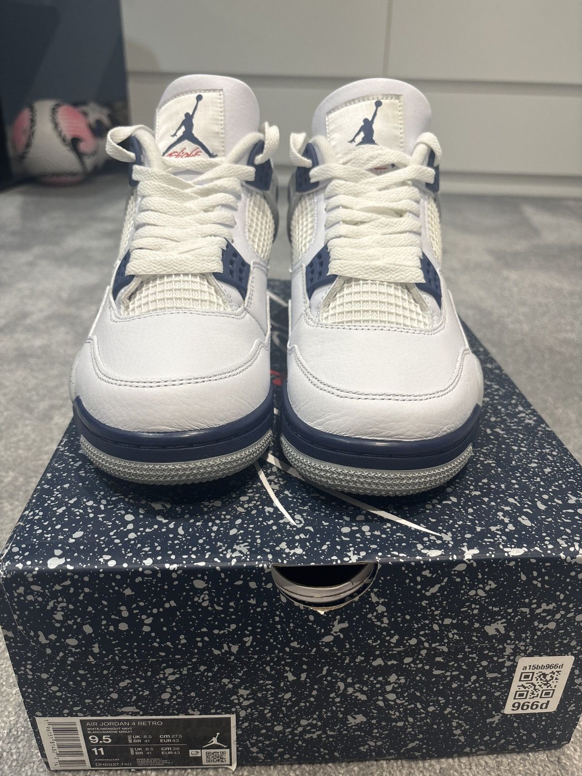 Jordan Brand × Nike Air Jordan four midnight navy Size US 9.5 / EU 42-43 - 9 Thumbnail