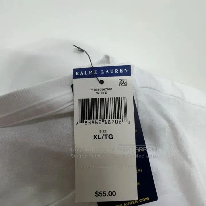 Polo Ralph Lauren Polo Ralph Lauren Logo Embroidered White Short Sleeve T. Size US XL / EU 56 / 4 - 2 Thumbnail