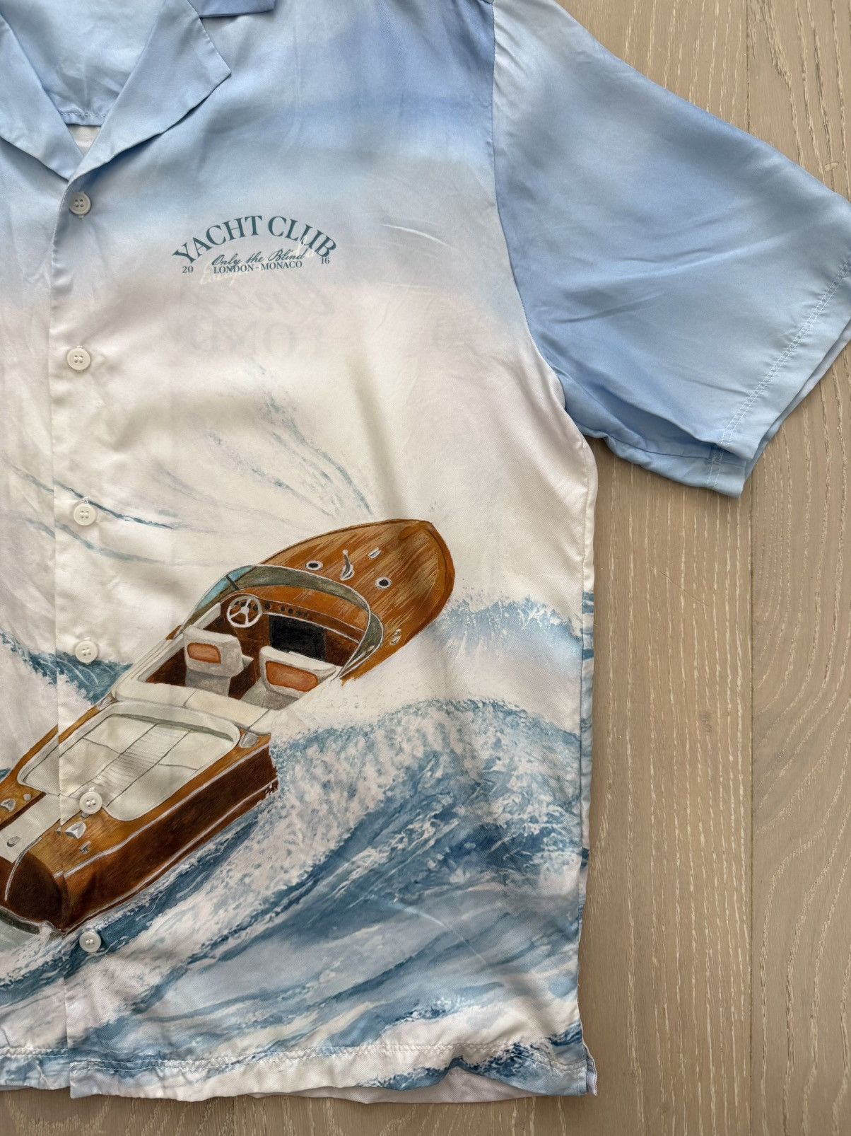 Only The Blind Only the Blind Sea Wave Silk Shirt Size US M / EU 48-50 / 2 - 3 Thumbnail