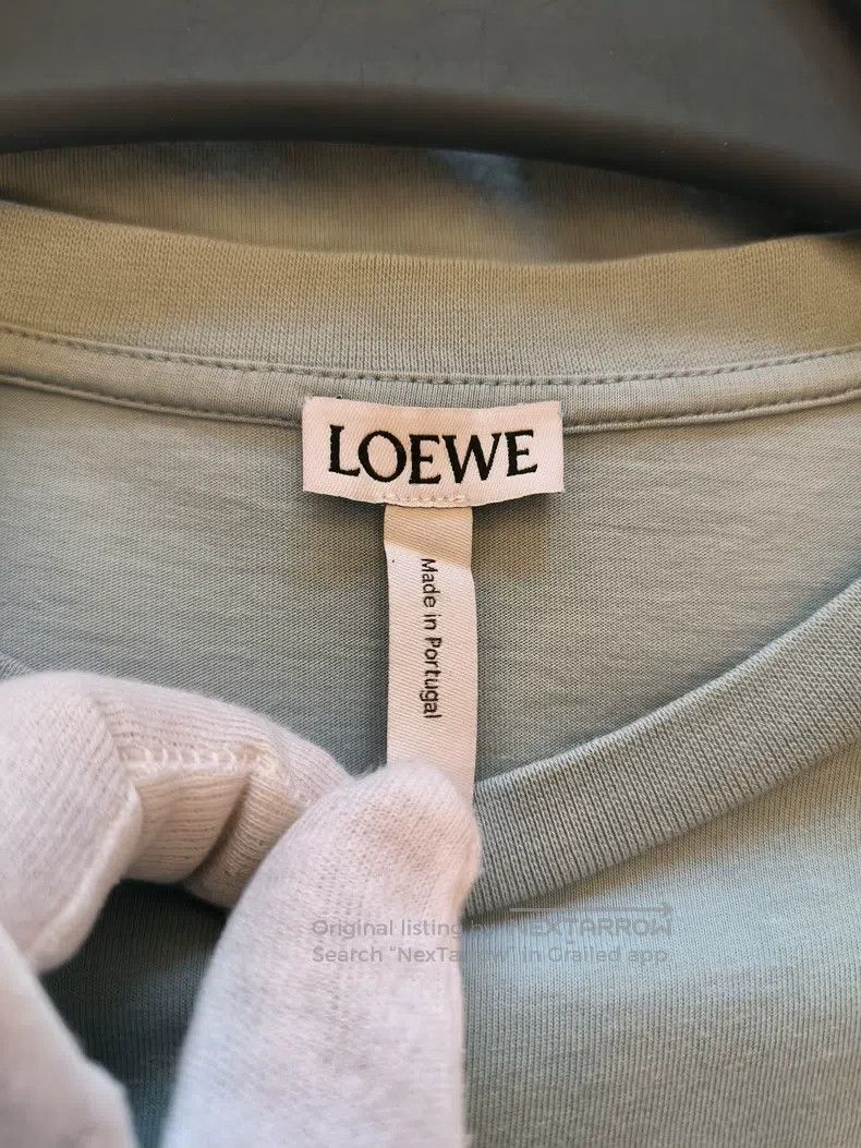 Loewe LOEWE Logo Embroidered T-Shirt, Haze Blue Size M / US 6-8 / IT 42-44 - 5 Thumbnail