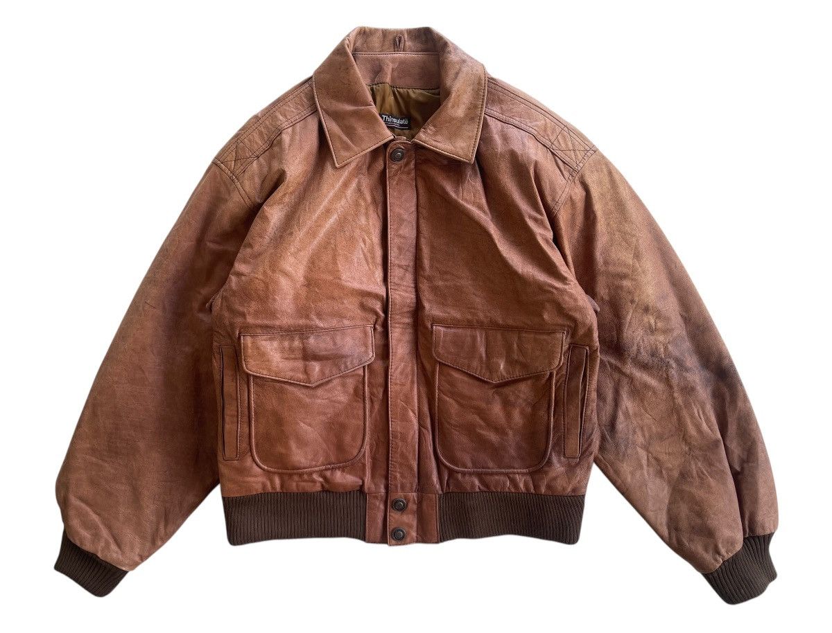 Vintage Vintage Wilsons Leather Type A-2 Jacket Size US S / EU 44-46 / 1 - 2 Thumbnail