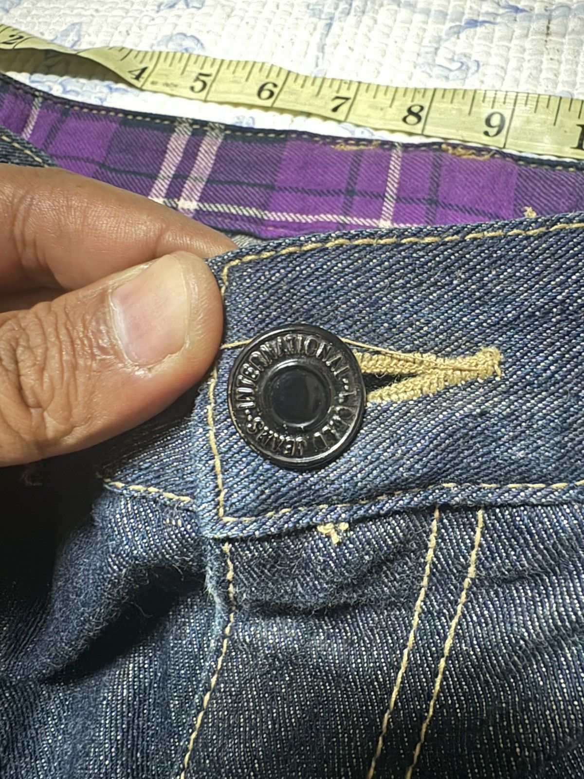 Japanese Brand Japanese International World Jeans Streetwear Denim Size US 30 / EU 46 - 13 Thumbnail