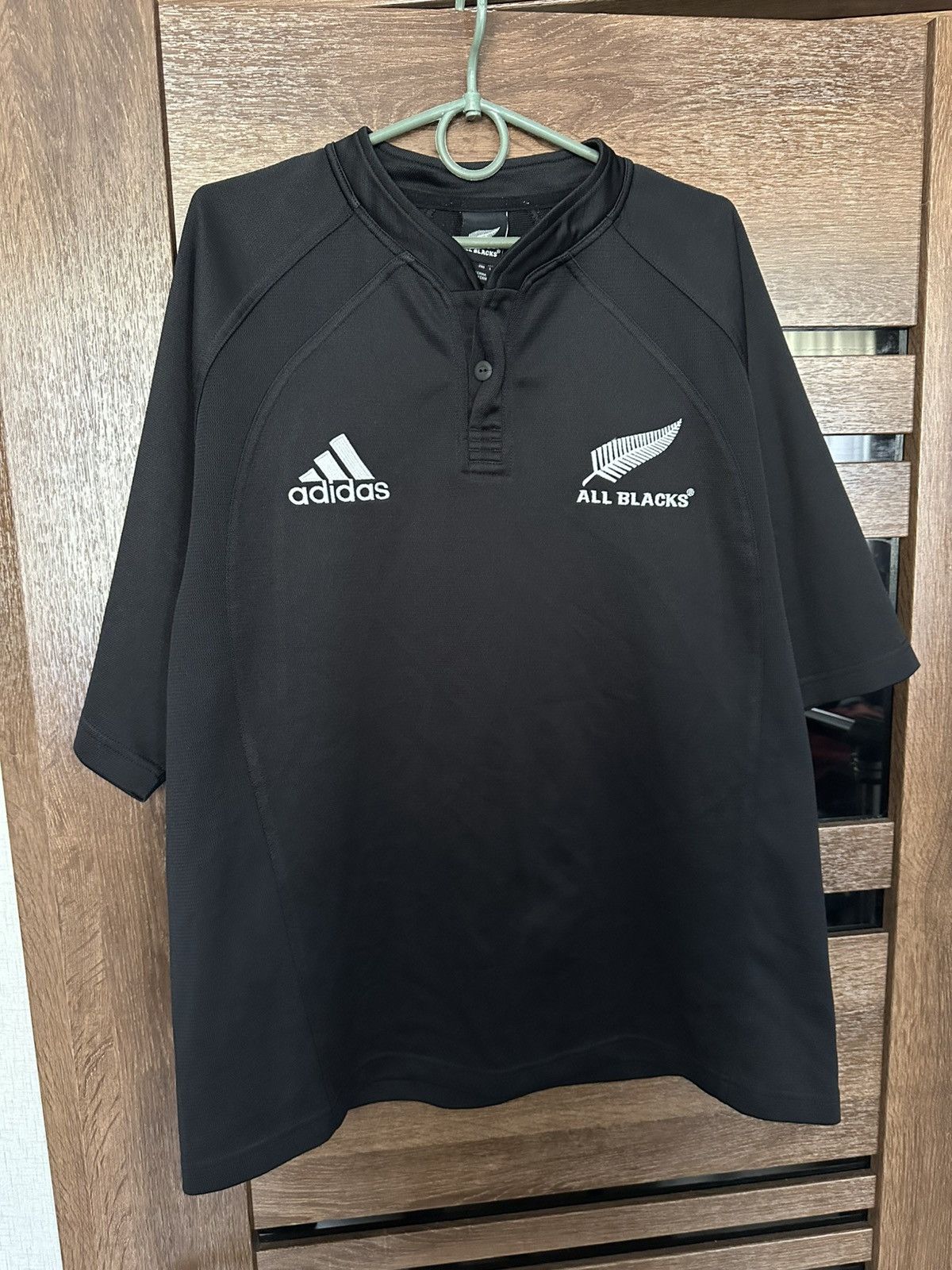 Adidas 2006 Adidas All Blacks New Zealand Vintage Jersey T-Shirt Size US L / EU 52-54 / 3 - 3 Thumbnail