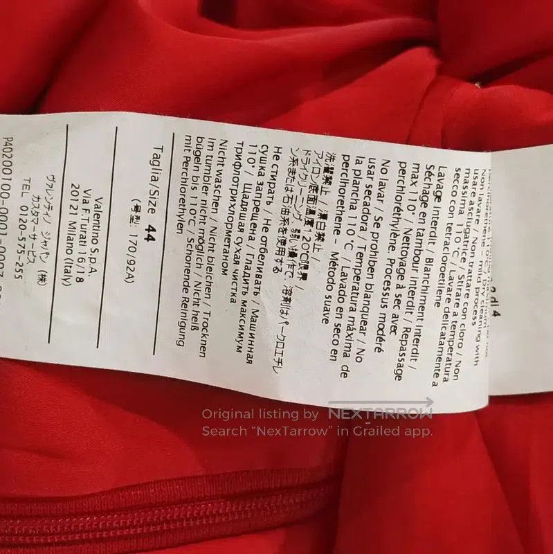 Valentino Valentino Red Silk Short Sleeve Dress . Size L / US 10 / IT 46 - 7 Thumbnail