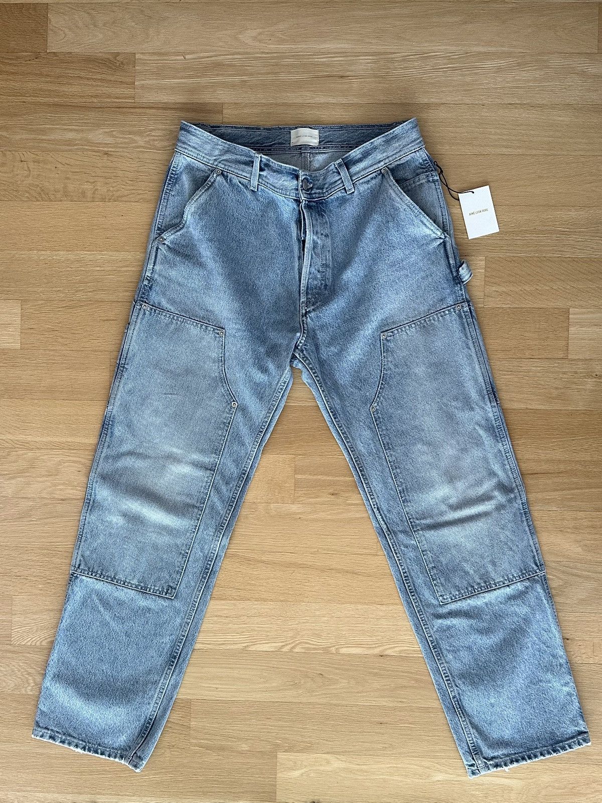 Aime Leon Dore Denim Carpenter Pant Light Wash Medium Size US 32 / EU 48 - 1 Thumbnail