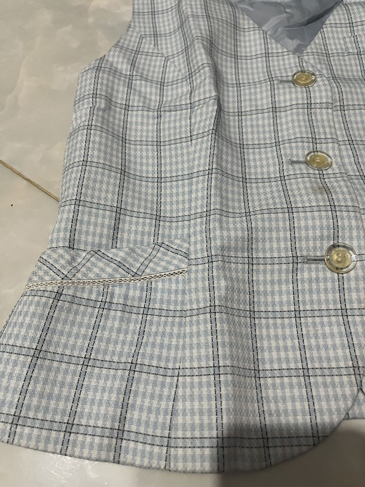 Japanese Brand × Vintage Amatir Vest Blue Size M / US 6-8 / IT 42-44 - 2 Thumbnail