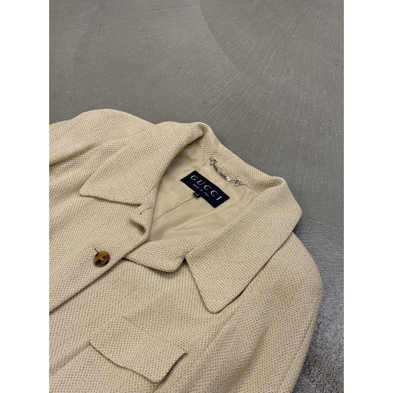 Gucci 1995 Gucci by Tom Ford linen coat Size L / US 10 / IT 46 - 3 Thumbnail