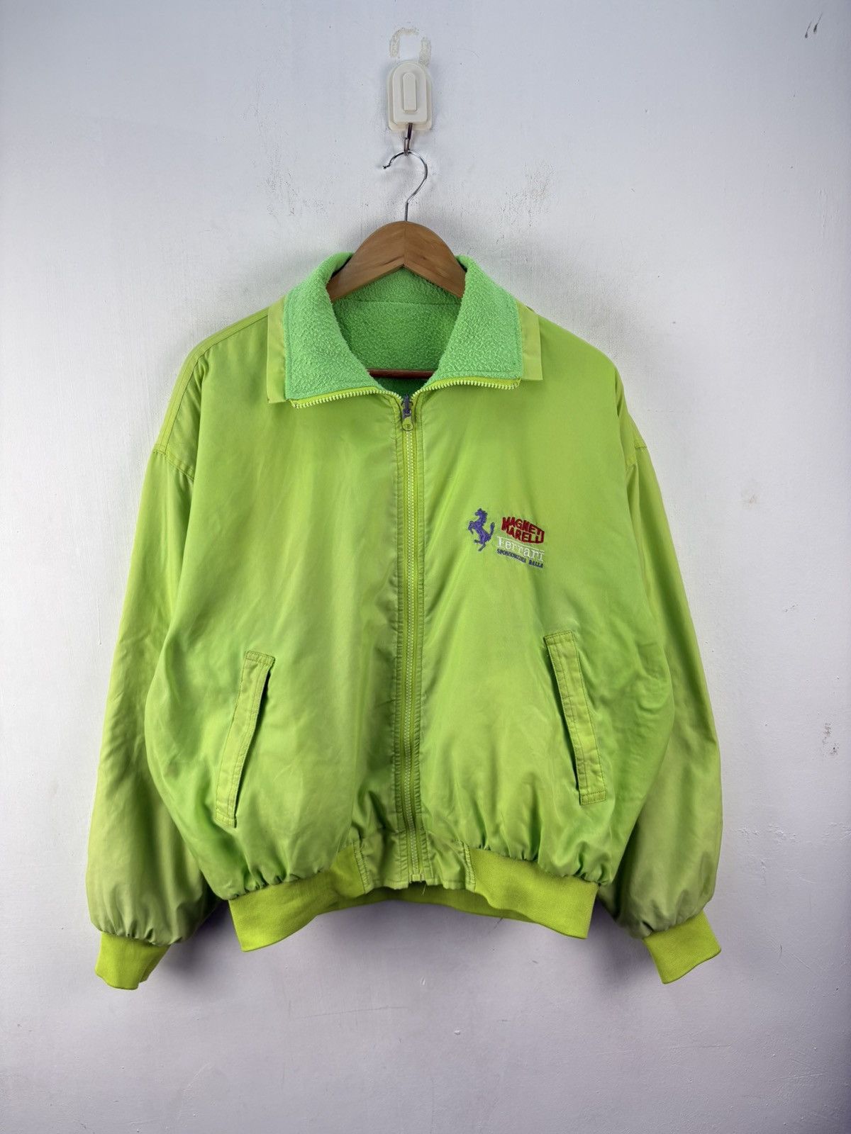 Ferrari Vintage 90s Magneti Marelli Ferrari Bomber Jacket Size US L / EU 52-54 / 3 - 2 Thumbnail