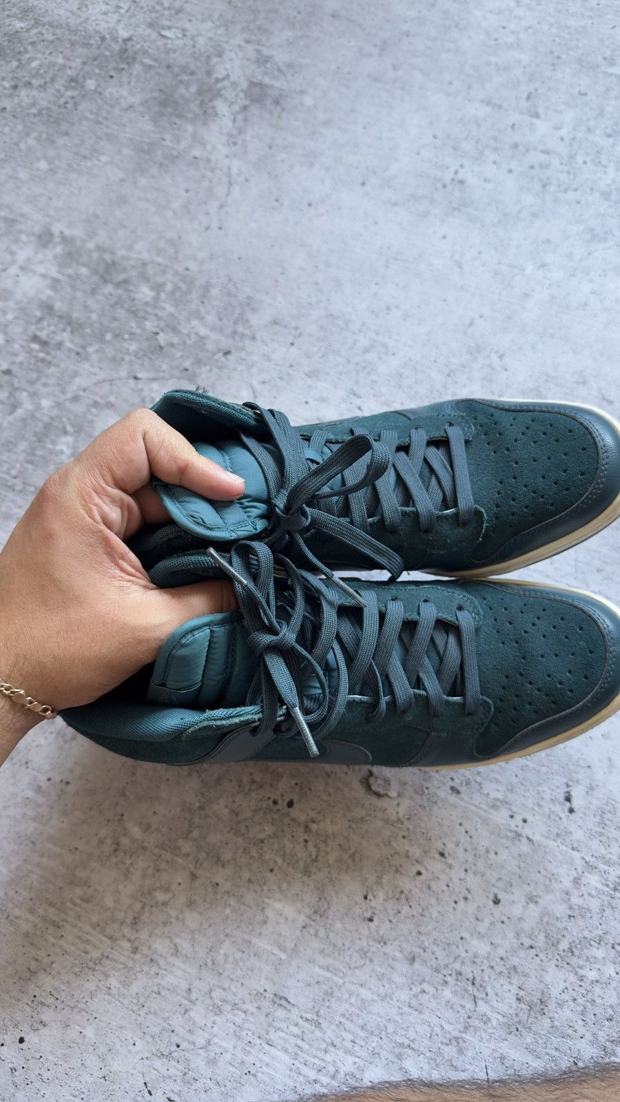 Nike Nike Dunk Women’s Sky Hi EssentialWedge Dark Sea Green Size US 8.5 / IT 38.5 - 13 Thumbnail