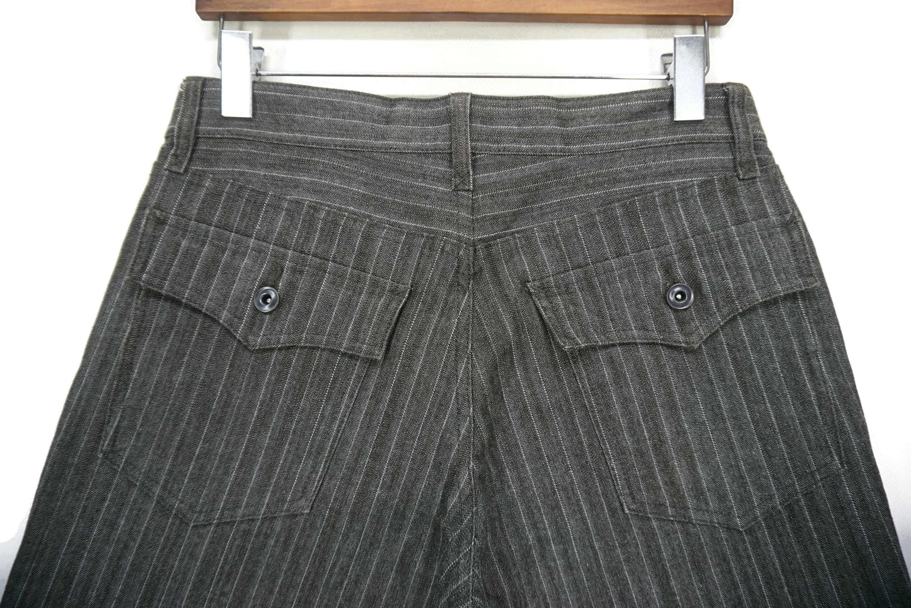 Japanese Brand Comme ca Ism Jeans Size W32xL28.5 Japanese Hickory Workwear Size US 32 / EU 48 - 6 Thumbnail