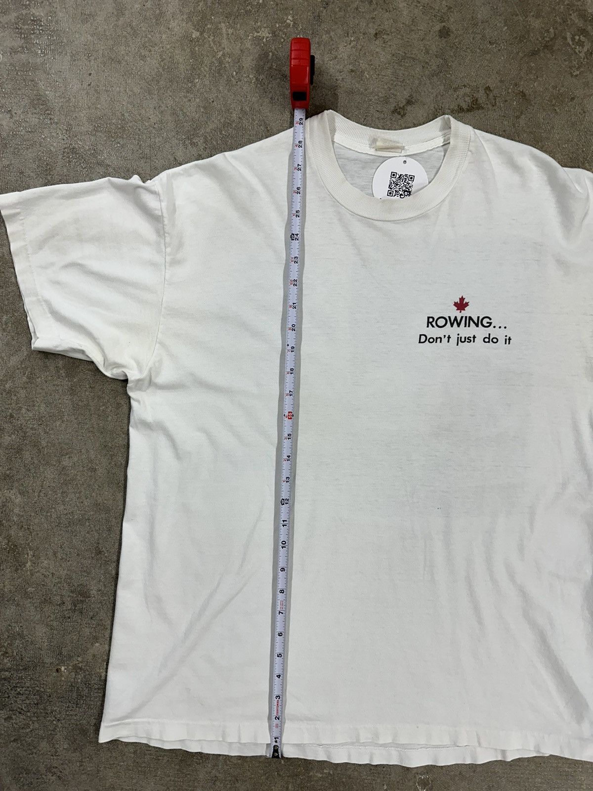 Vintage Vintage 90s Rowing Go Hard Or Go Home Mullet T-Shirt Size US XL / EU 56 / 4 - 17 Thumbnail