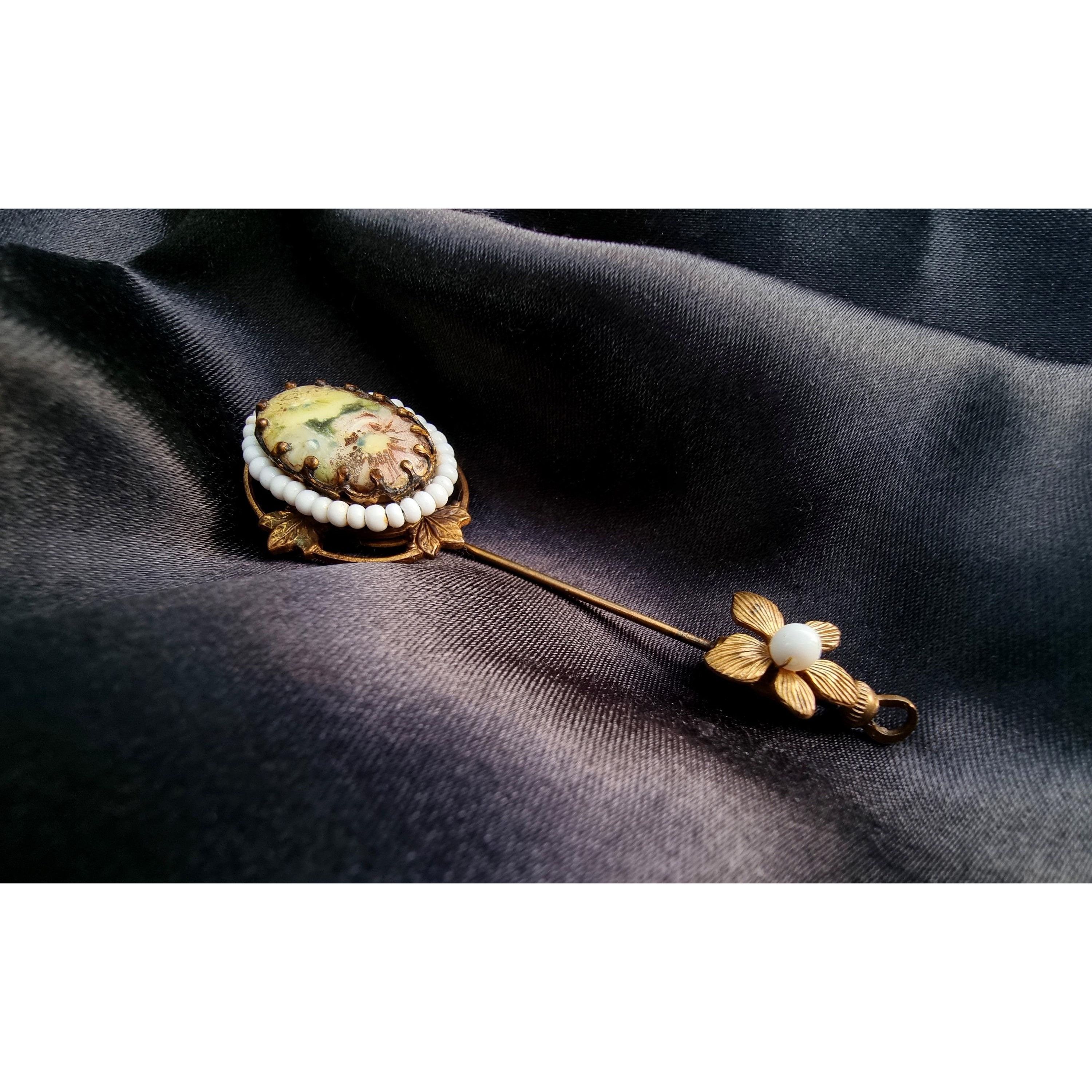 Miriam Haskell Rare Find Vintage 1930s MIRIAM HASKELL Unsigned Baroque Styl Size ONE SIZE - 1 Thumbnail