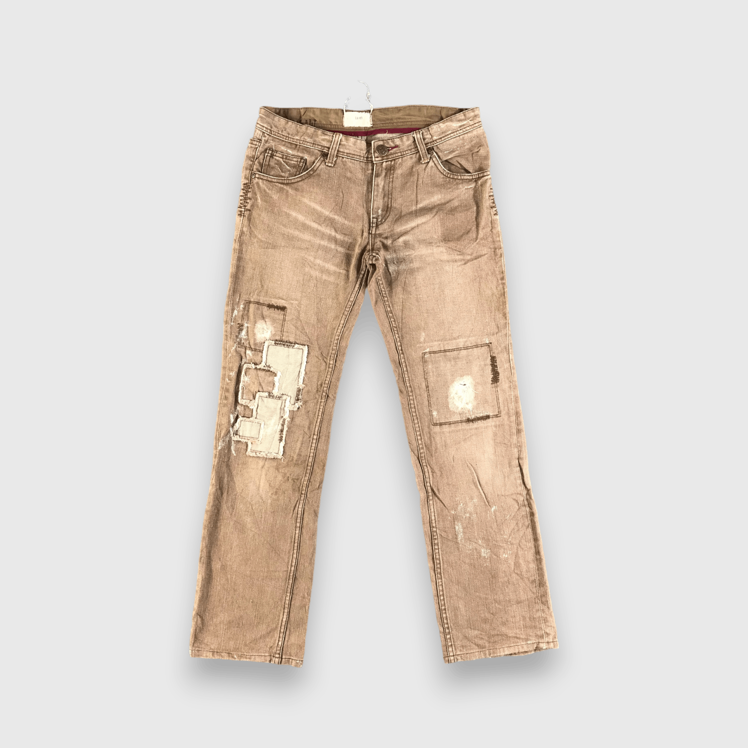 Japanese Brand × Vintage Vintage Japan Patchwork Jeans-J3879 Size US 32 / EU 48 - 1 Thumbnail