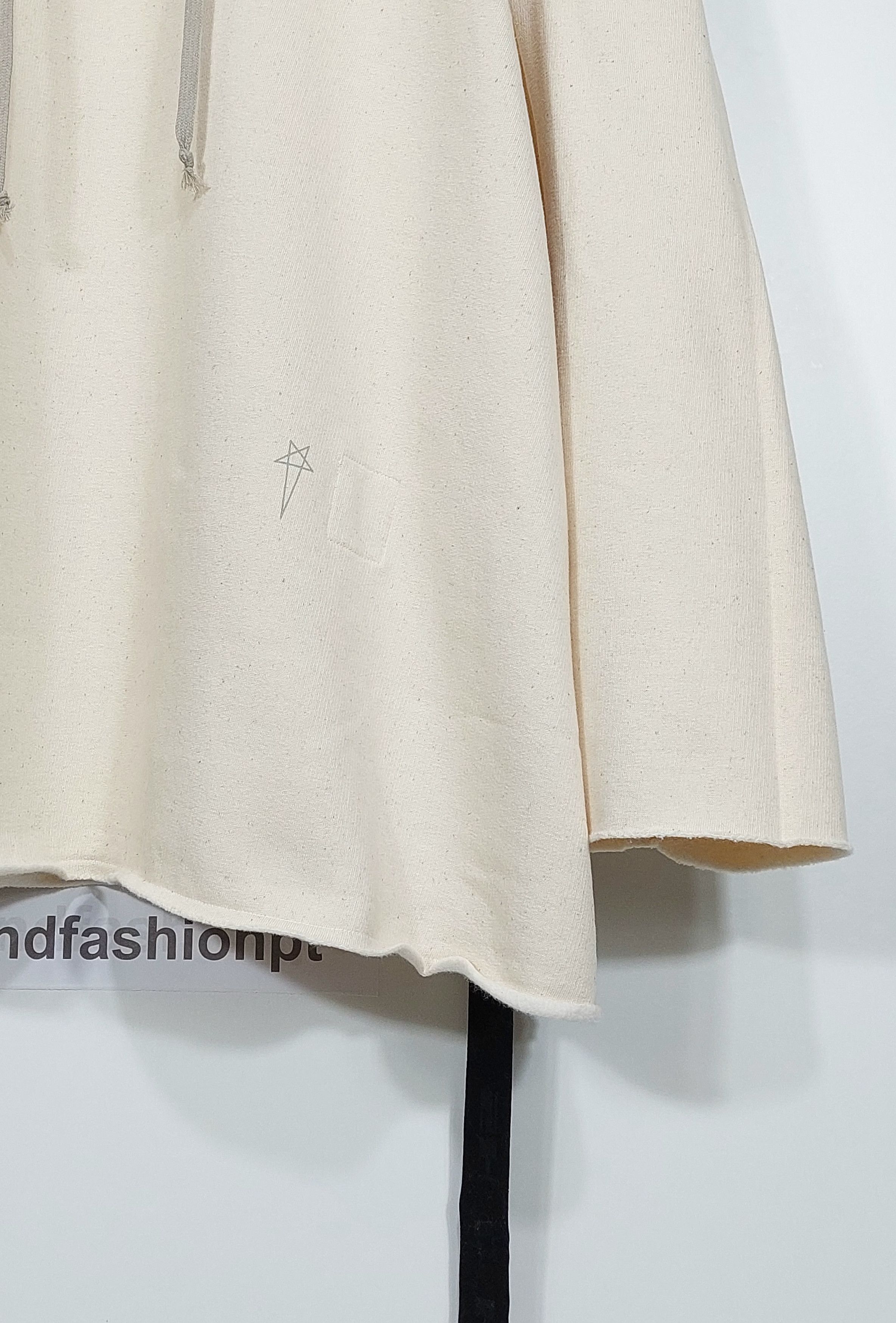 Rick Owens Drkshdw peter 'hollywood' hoodie - natural / pearl XXL Size US XXL / EU 58 / 5 - 8 Thumbnail