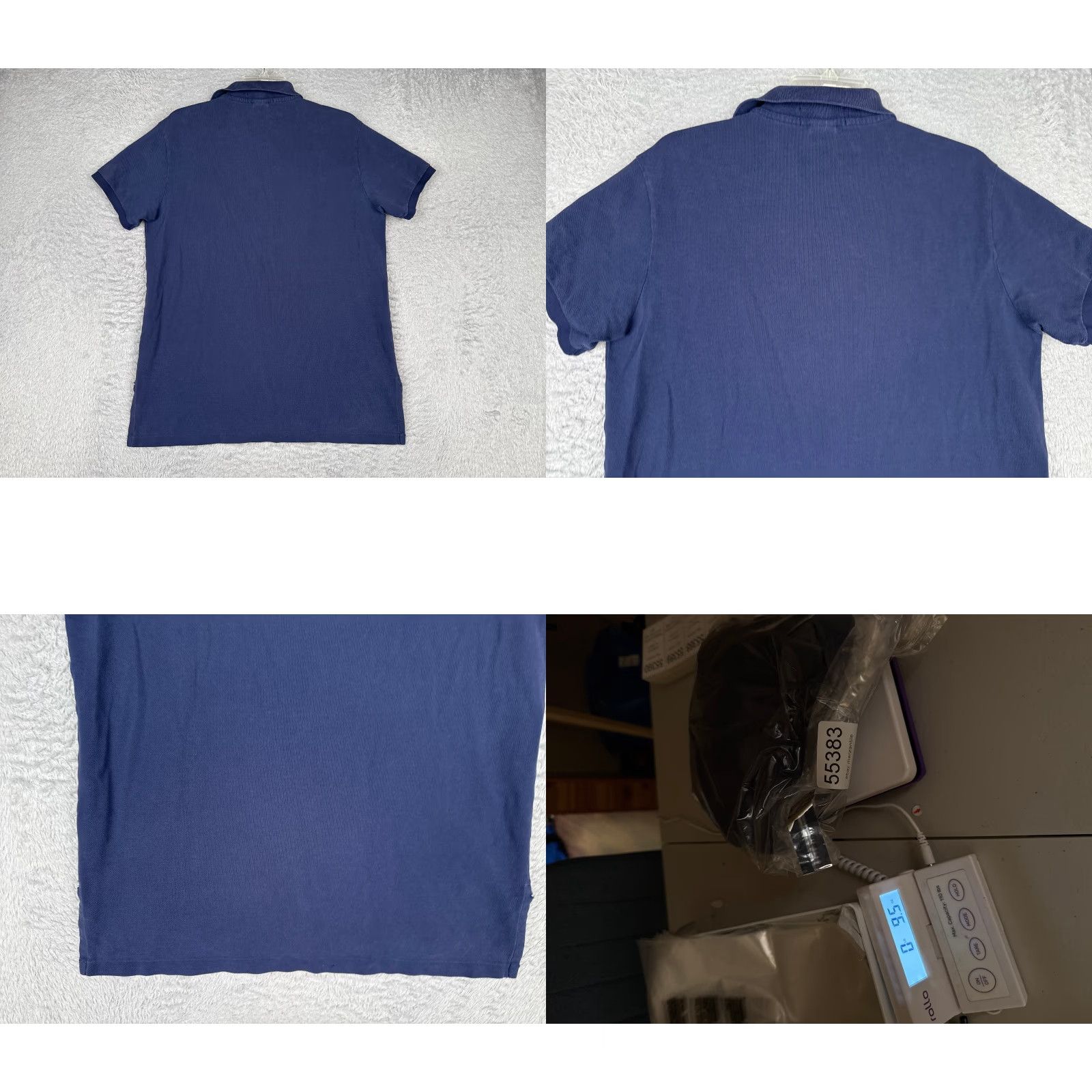 Ralph Lauren VINTAGE Ralph Lauren Polo Shirt Adult Large Blue 100% Cotton Custom Fit Golf Shirt Size US L / EU 52-54 / 3 - 9 Thumbnail