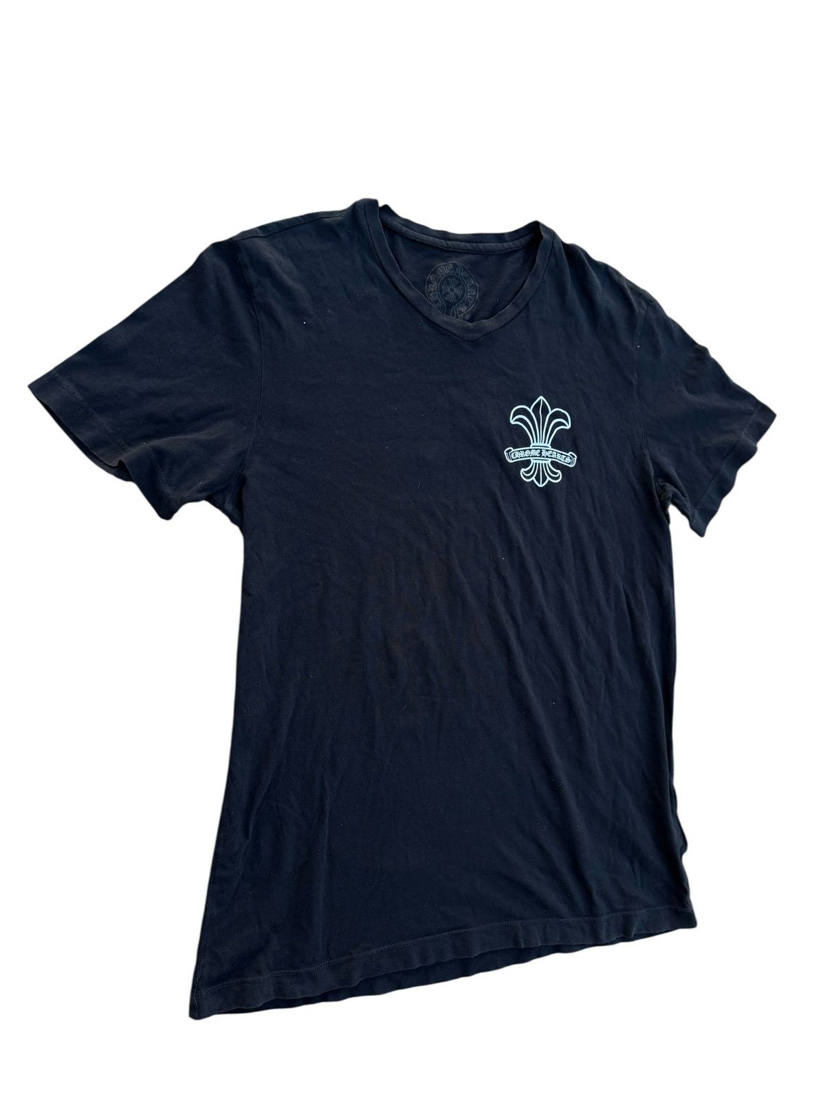 Chrome Hearts Chrome hearts fleur v neck t shirt Size US M / EU 48-50 / 2 - 2 Thumbnail