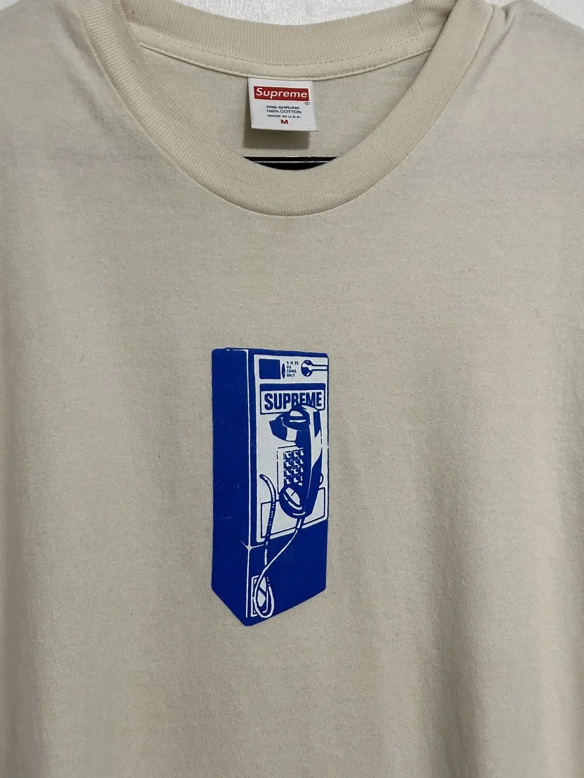 Supreme Supreme Payphone Tee Size US M / EU 48-50 / 2 - 2 Thumbnail