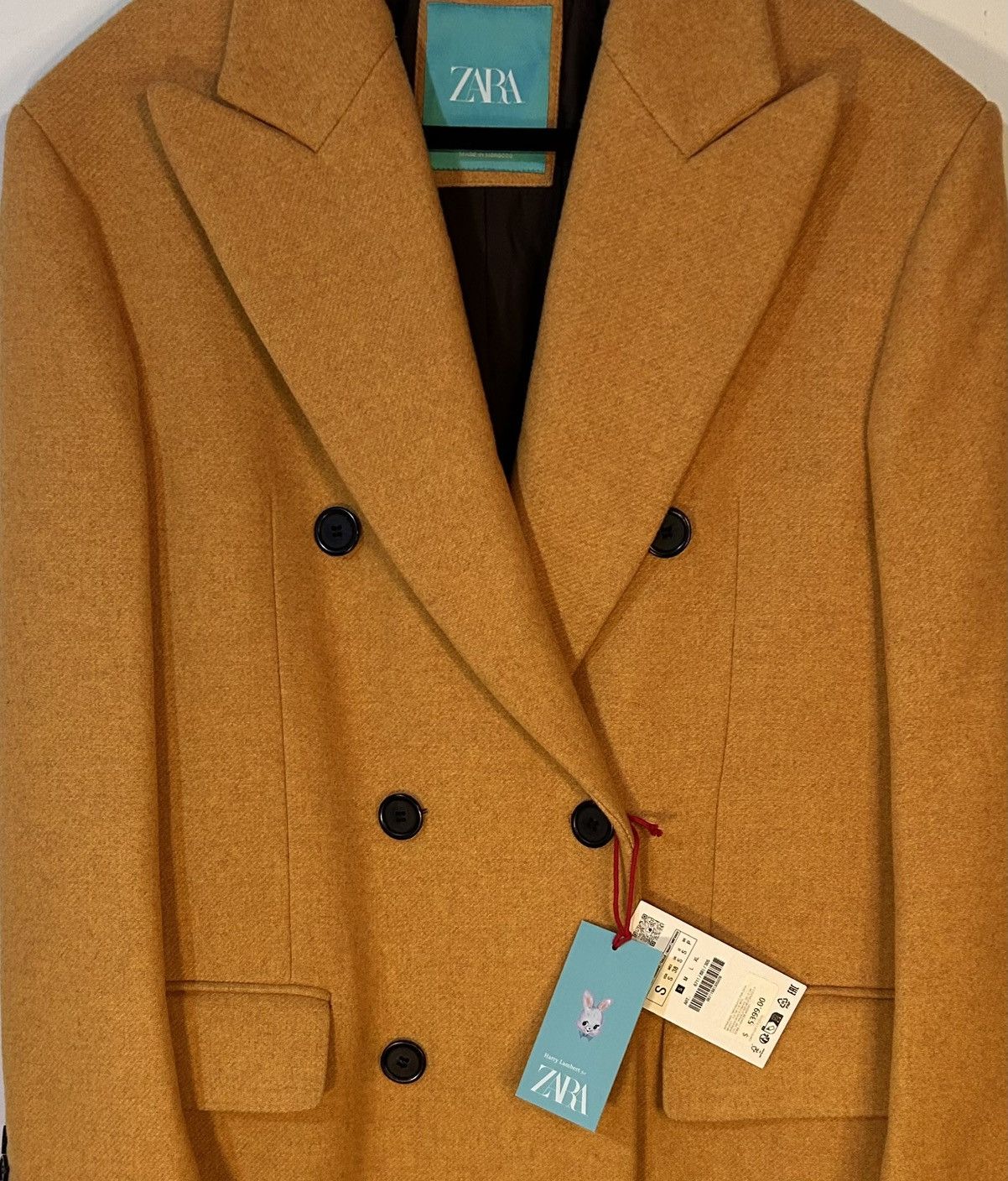 Zara NWT Zara x Harry Lambert "Cutie Chaos" Oversized Coat S Size US S / EU 44-46 / 1 - 3 Thumbnail