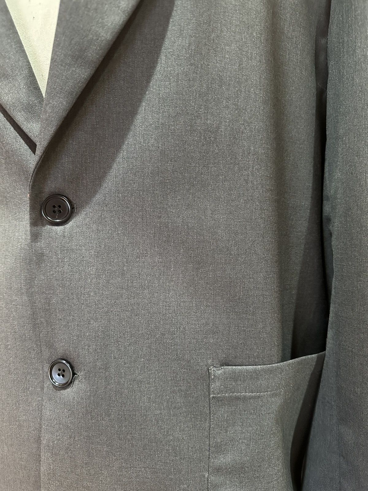 Mfpen Grey Tropical Wool Blazer Size US M / EU 48-50 / 2 - 2 Thumbnail
