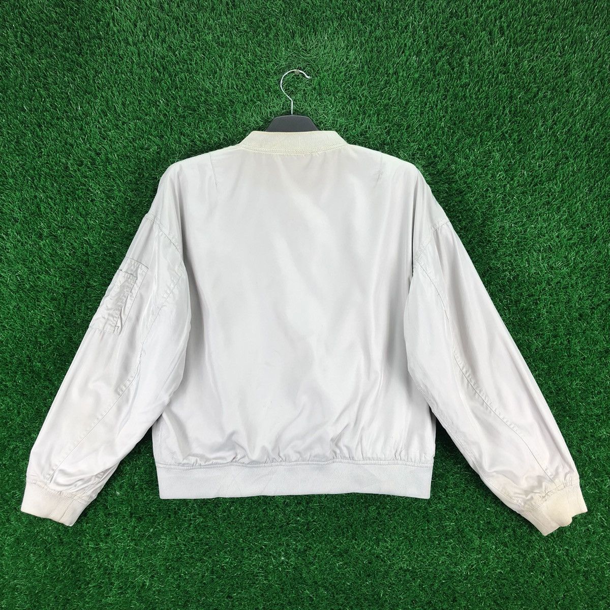 Japanese Brand Bomber Reversible Jacket Velvet by Earth Music & Exology Size US XS / EU 42 / 0 - 10 Thumbnail