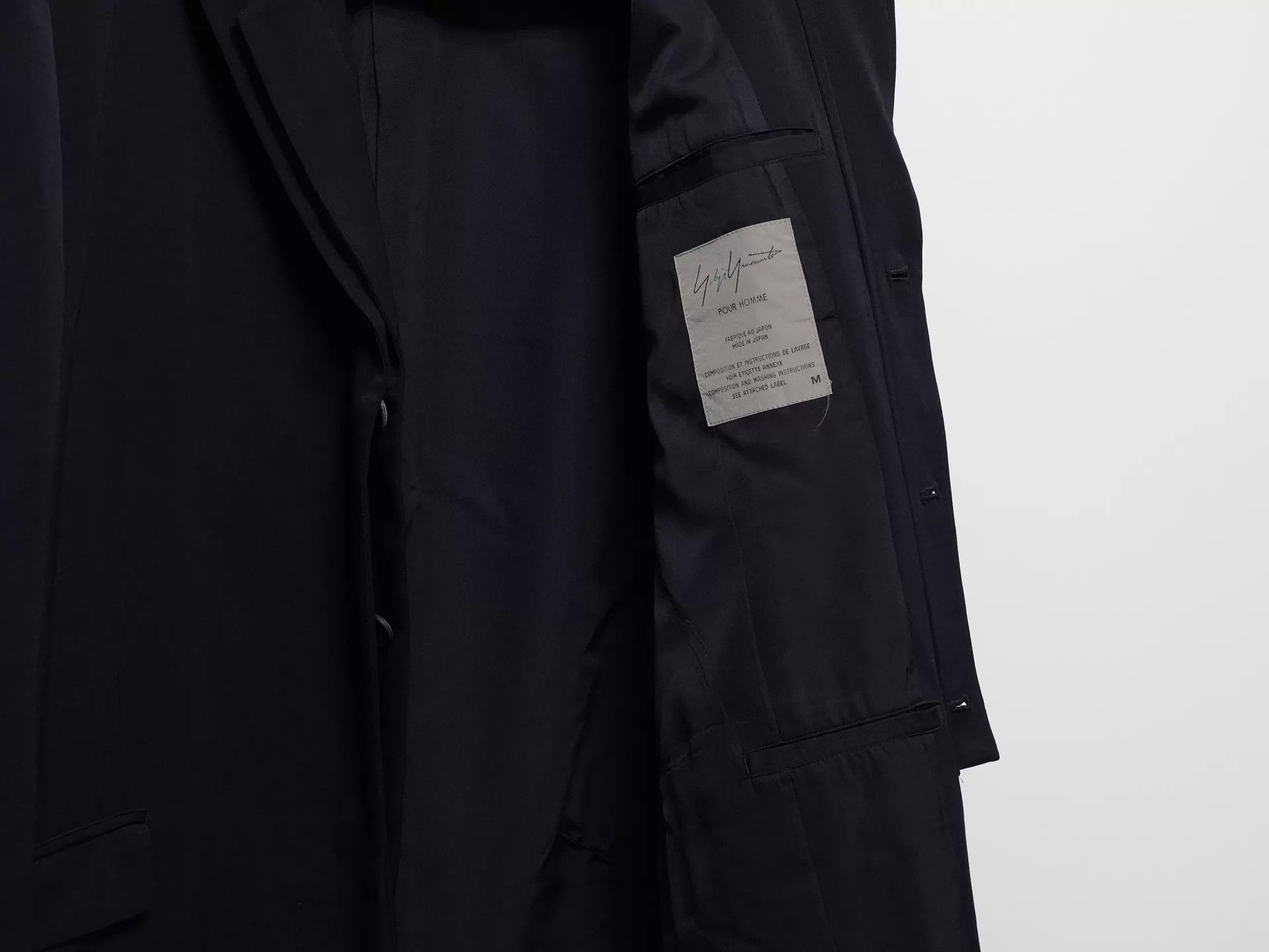Yohji Yamamoto Yohji Yamamoto 1995AW Rokumeikan Double Collar Jkt Navy M Size US M / EU 48-50 / 2 - 8 Thumbnail
