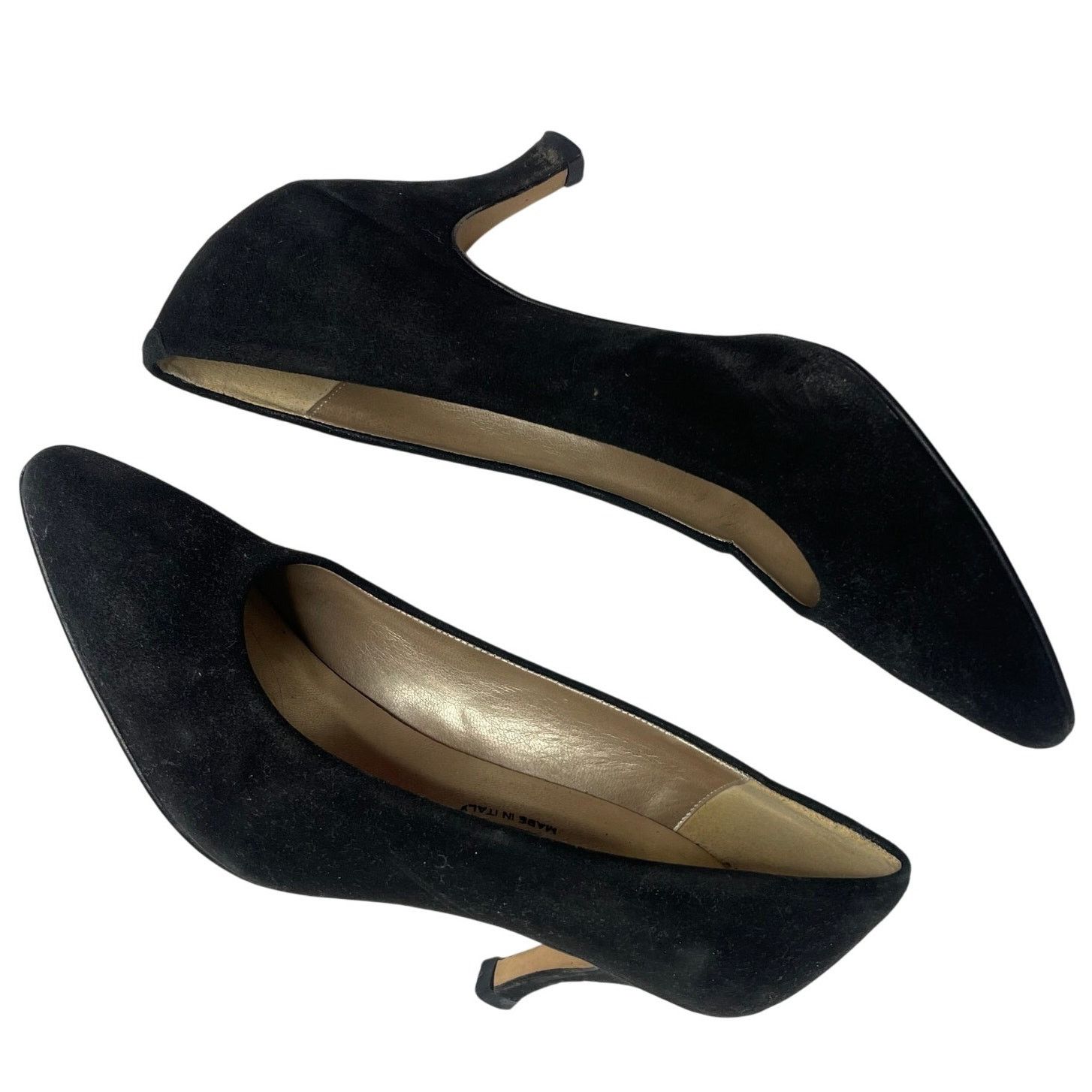 Other Bandolino Black Suede Heels Size US 6.5 / IT 36.5 - 7 Thumbnail