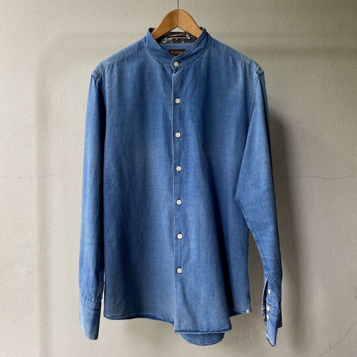 Paul Smith Paul Smith Lightweight Blue Denim Shirt Size US L / EU 52-54 / 3 - 1 Thumbnail