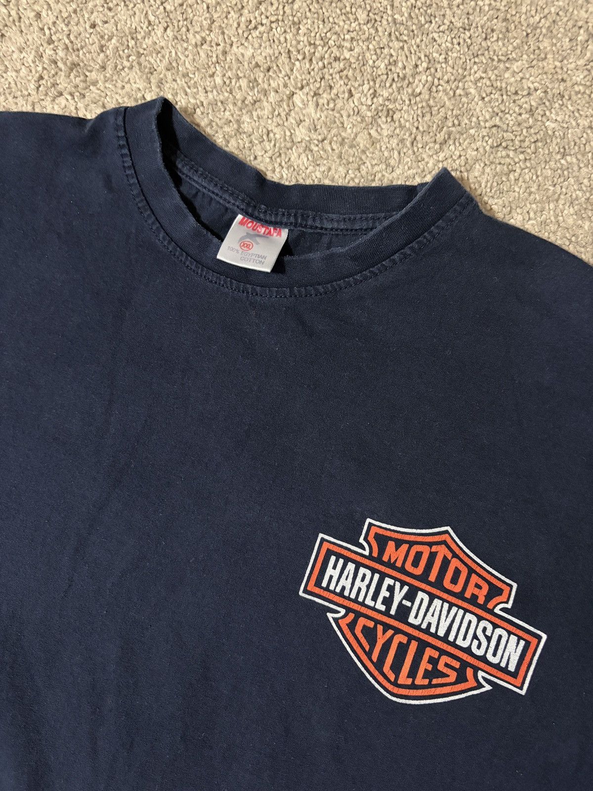 Harley Davidson Vintage 90s Harley Davidson Egypt Pyramids T Shirt Size XXL Size US XXL / EU 58 / 5 - 4 Thumbnail