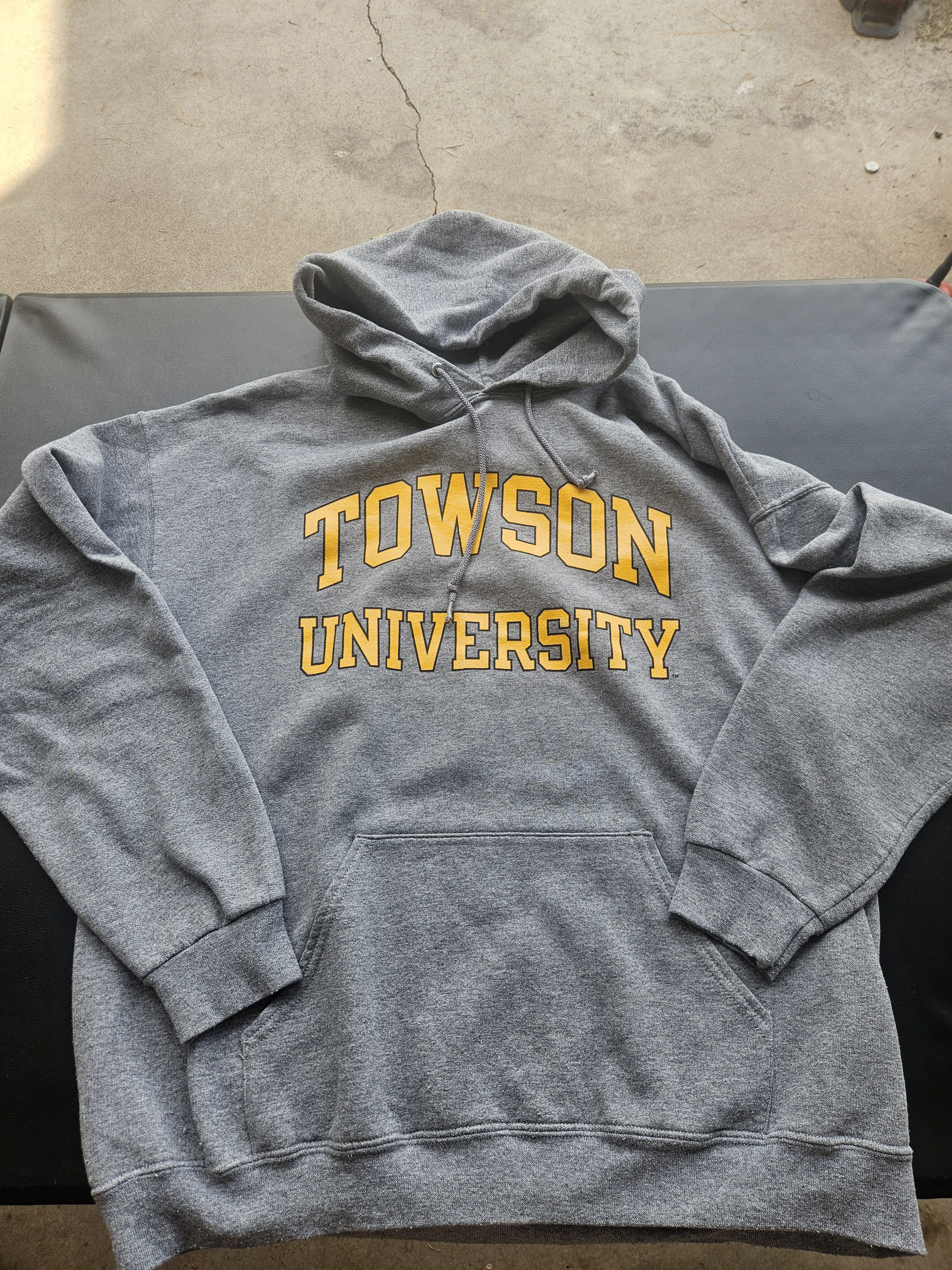 Jerzees Townson University Y2K Jerzees Hoodie Size US XL / EU 56 / 4 - 1 Thumbnail