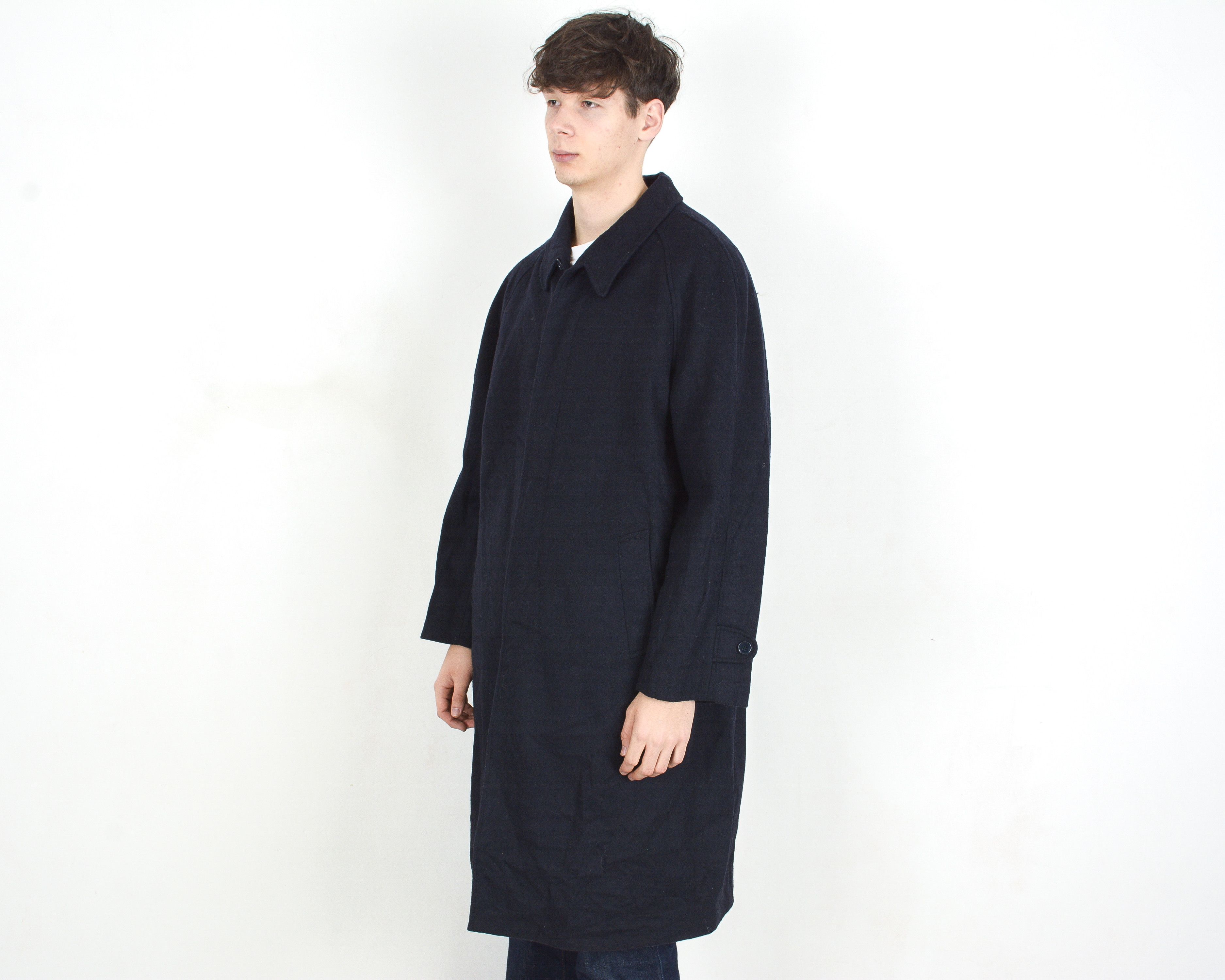 Vintage DECADE Loden Tyroler 80s Men XL Wool Coat Jacket Pea tracht Size US XL / EU 56 / 4 - 3 Thumbnail