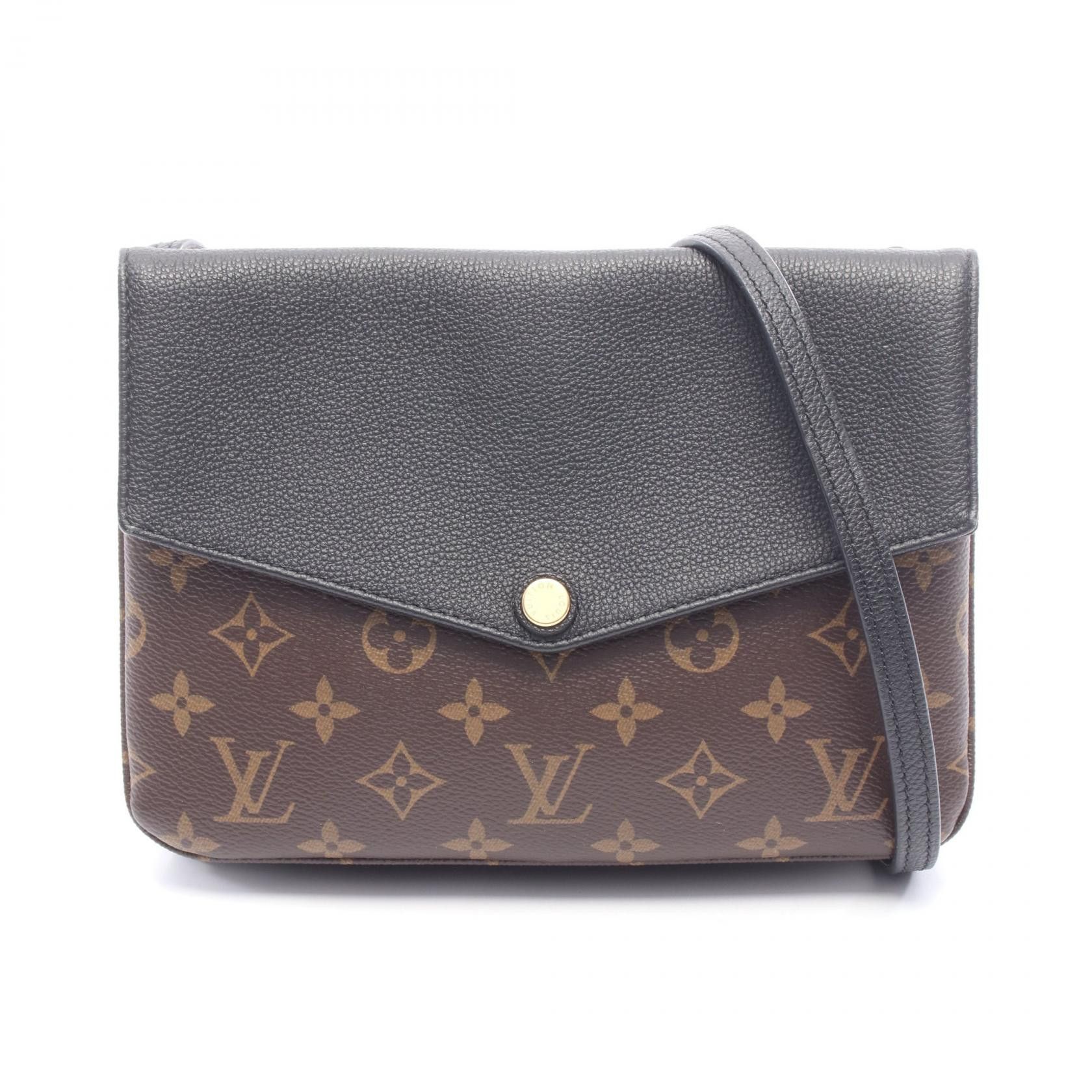Louis Vuitton Louis Vuitton Louis Vuitton Twice Monogram Coated Canvas Shoulder Bag Textile Shoulder Bag M50185 DUTY FREE for USA Size ONE SIZE - 1 Thumbnail