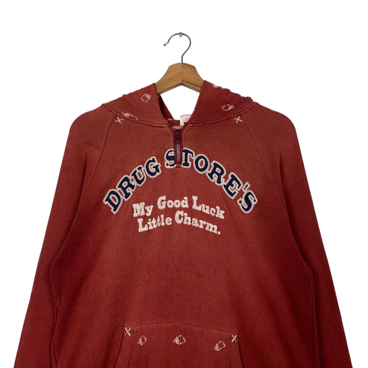 Japanese Brand Japanese Brand Drug Store's Big Logo Hoodie Size US S / EU 44-46 / 1 - 11 Thumbnail