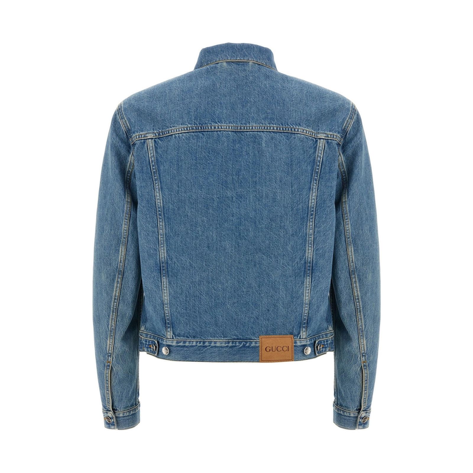 Gucci GUCCI GG Denim Jacket New & Authentic (Men's size:M;) Size US M / EU 48-50 / 2 - 2 Thumbnail