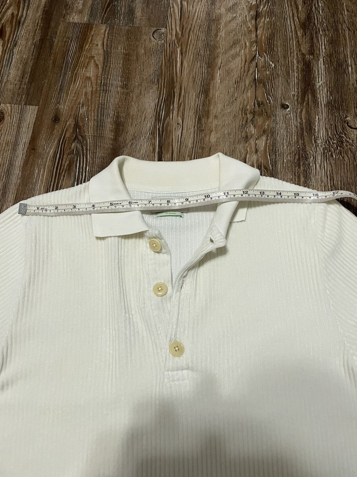 Oliver Spencer Oliver Spencer Wide Wale Corduroy Cream Pullover Polo Shirt Size US S / EU 44-46 / 1 - 7 Thumbnail