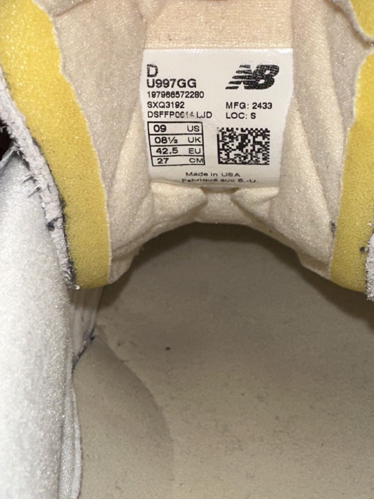 New Balance New Balance U997GG 997 Moonrock Driftwood Hair Suede Sneaker Size US 9 / EU 42 - 9 Thumbnail