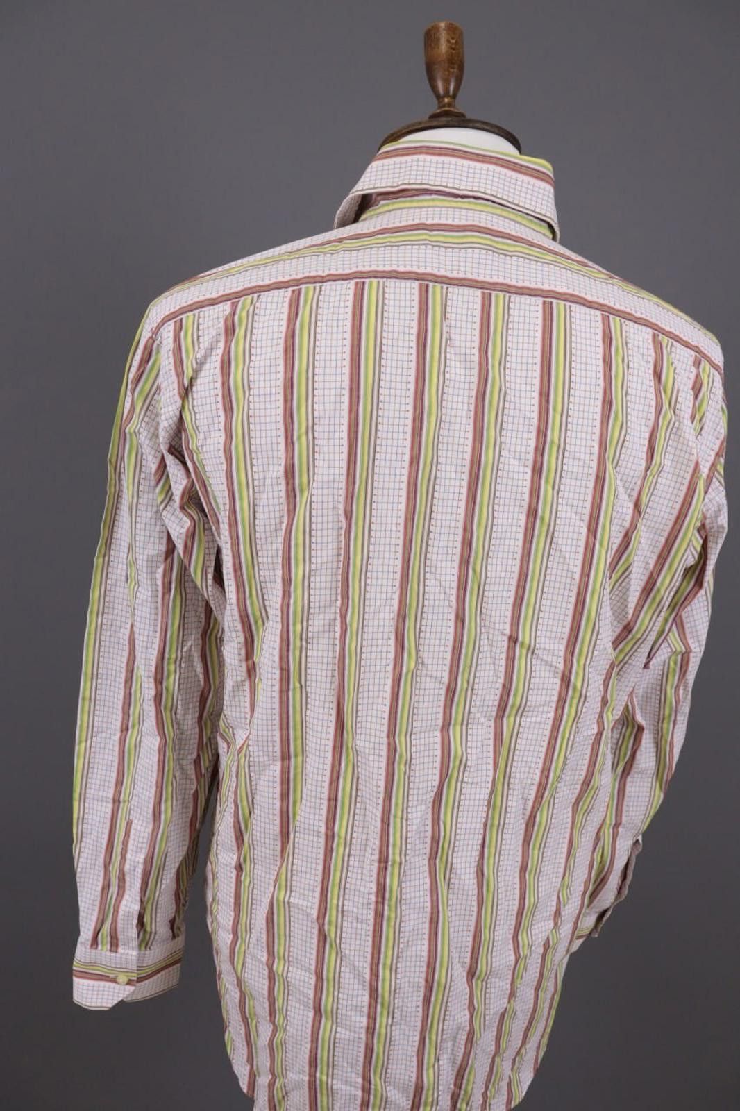 Etro Etro Milano Multicolor Striped Button Dress Shirt Size 42 Size US M / EU 48-50 / 2 - 11 Thumbnail