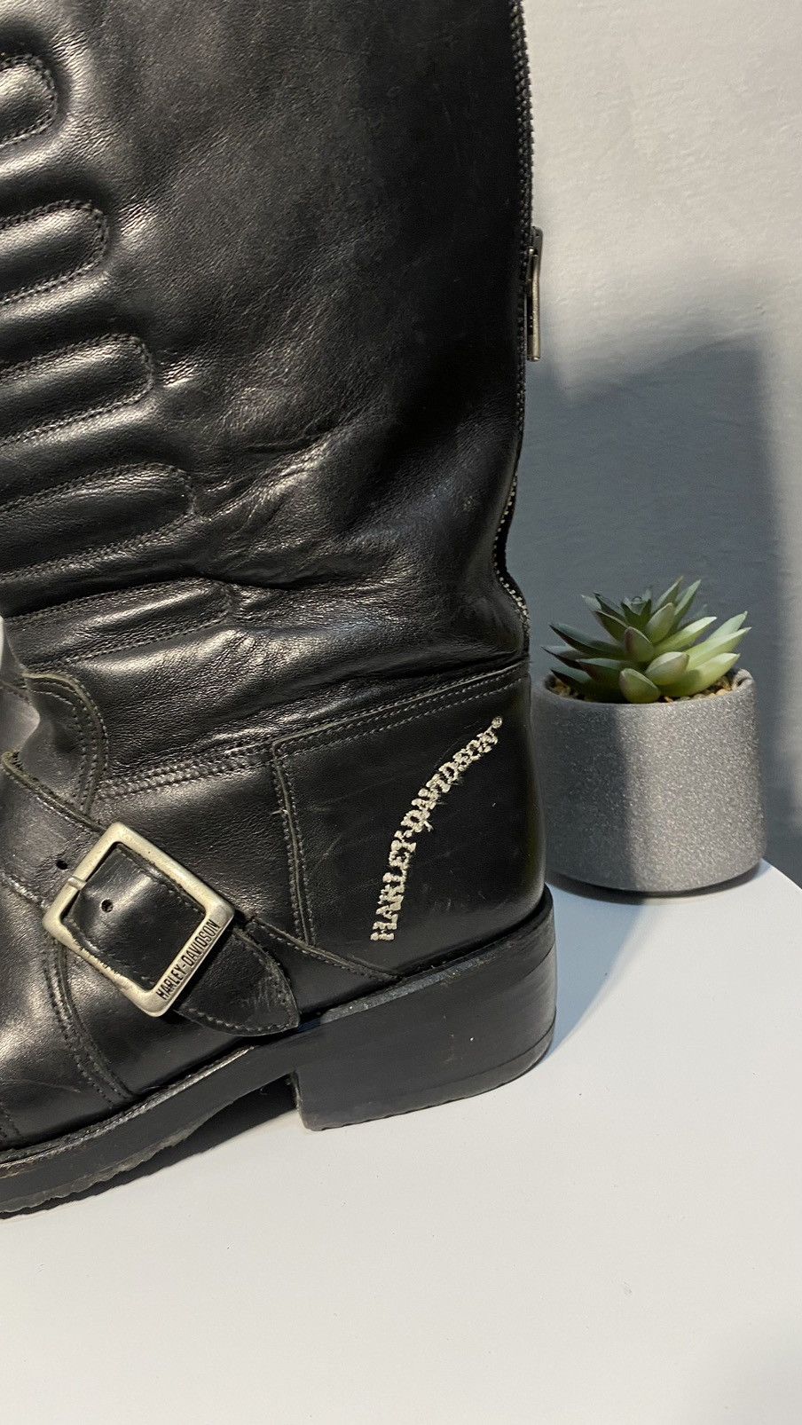 Harley Davidson Vintage Harley Davidson boots size 37 Size US 7 / IT 37 - 2 Thumbnail