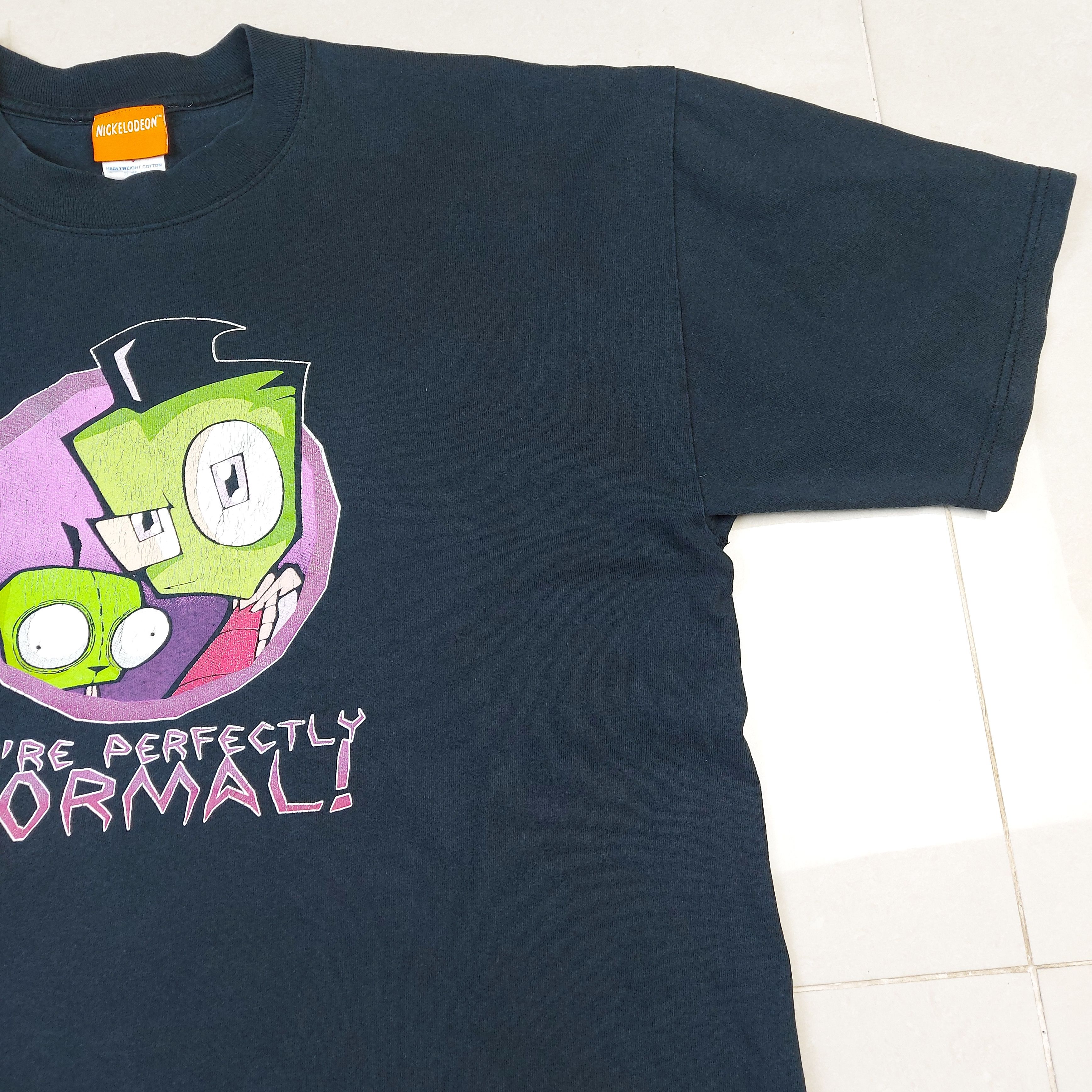Nickelodeon Vintage 2004 Nickelodeon Invader Zim We're Perfectly TEE Size US XL / EU 56 / 4 - 6 Thumbnail