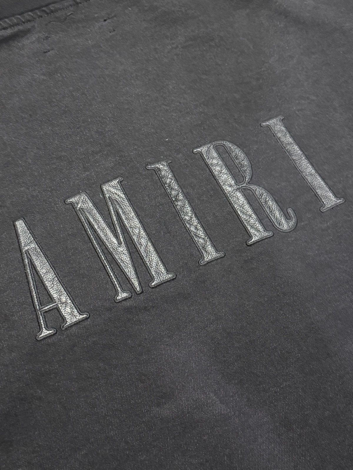 Amiri Amiri Denim Hooded Leather Logo Button Up Size US L / EU 52-54 / 3 - 4 Thumbnail