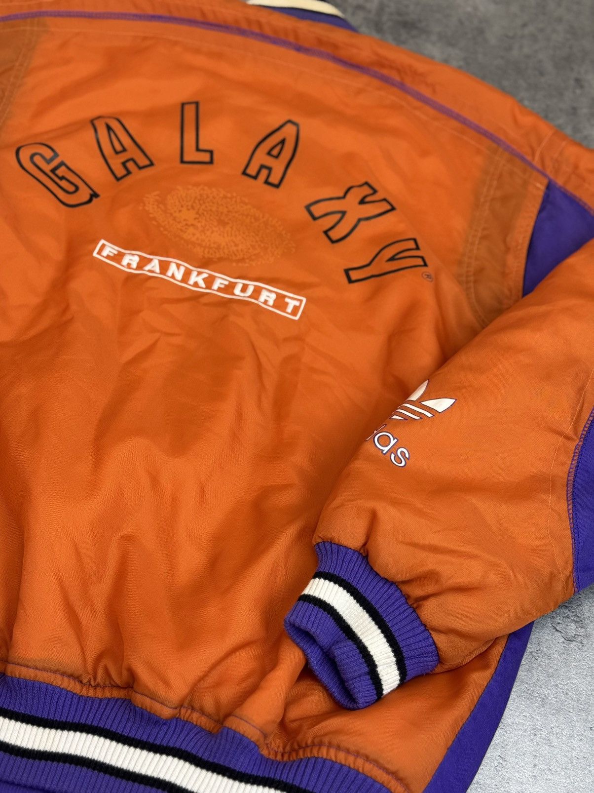 Adidas 1992 Frankfurt Galaxy World League Bomber Jacket Adidas nfl Size US L / EU 52-54 / 3 - 13 Thumbnail