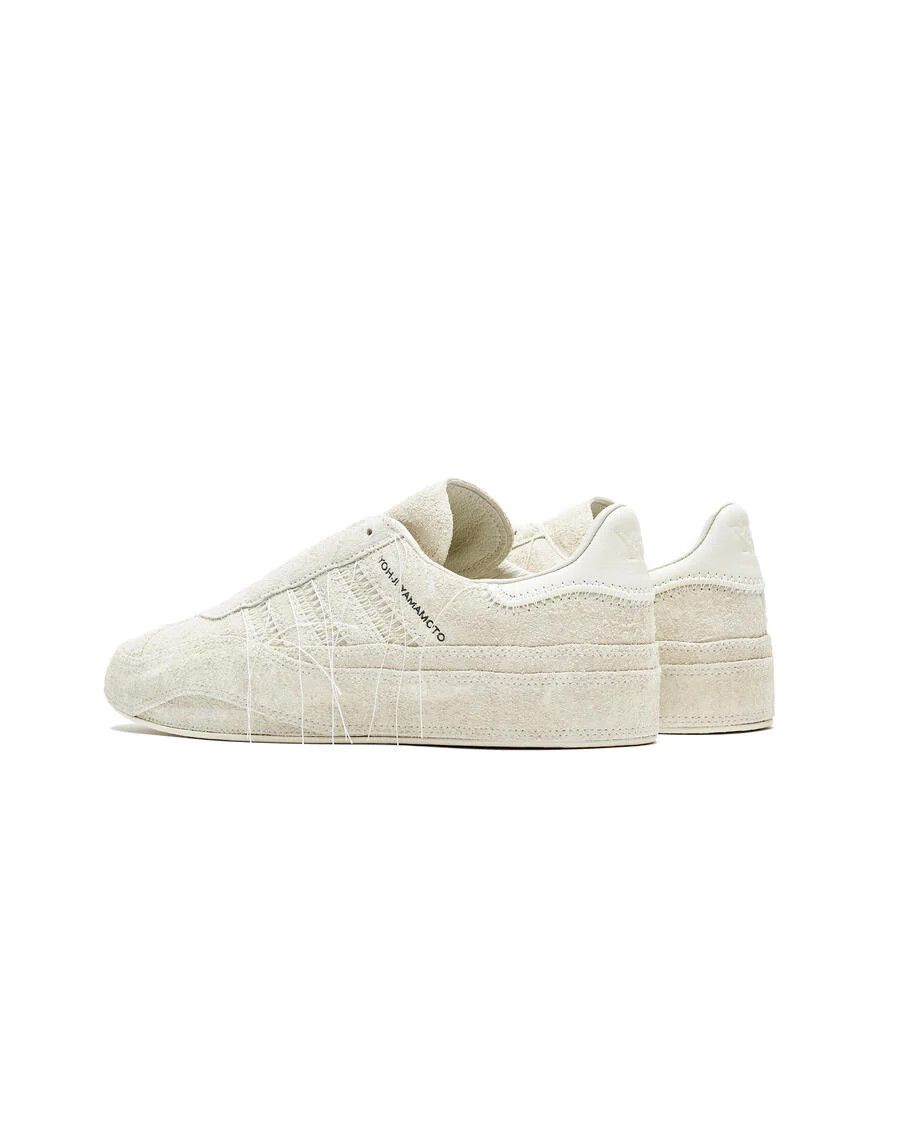 Adidas × Y-3 o1mle0426 Unisex Gazelle Low-Top Sneakers in Off-White Size US 9 / EU 42 - 3 Thumbnail