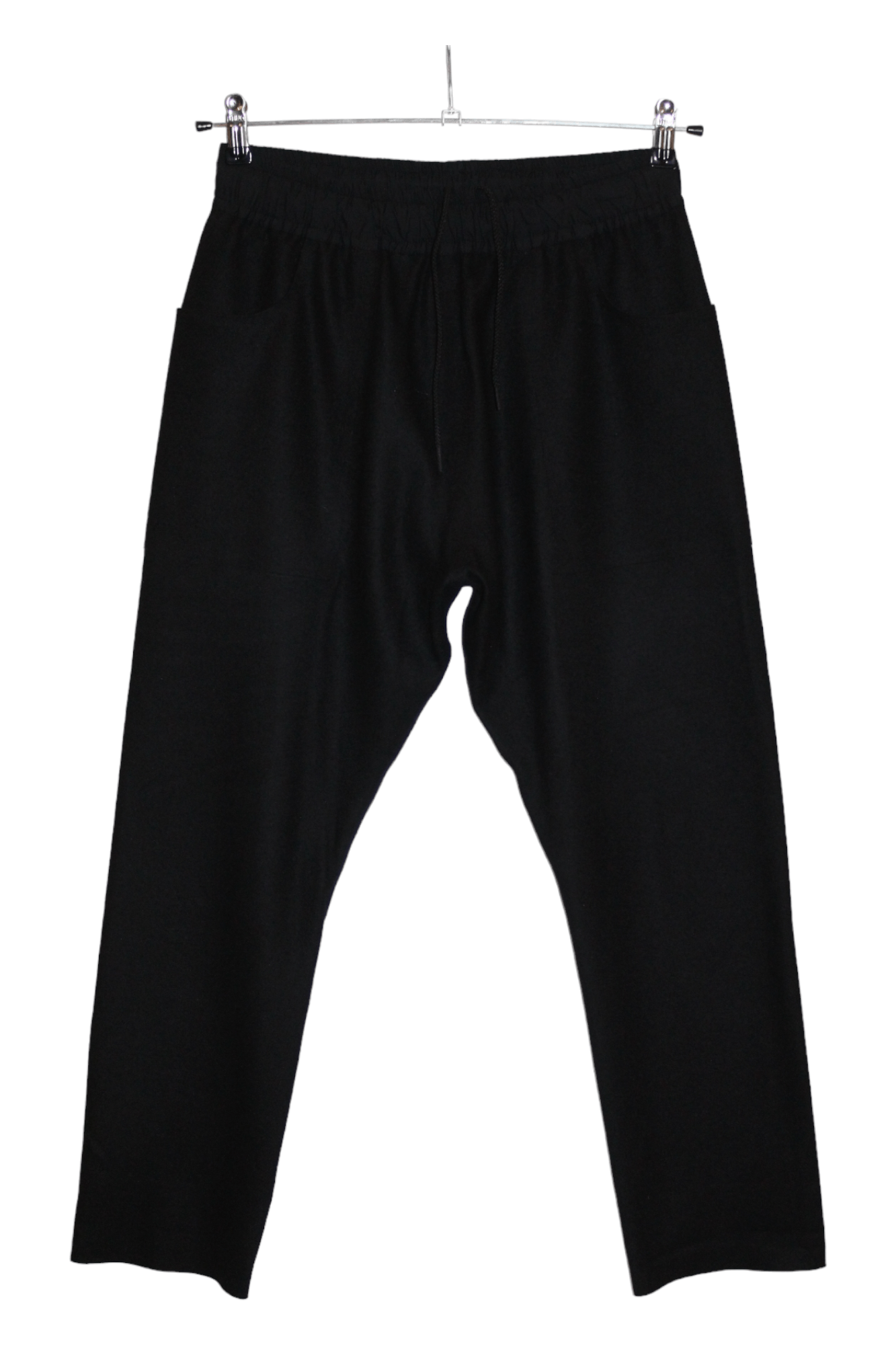 Aleksandr Manamis Barbara Alan Flannel Wool Drawsting Straight-Leg Cropp Pants Size US 32 / EU 48 - 11 Thumbnail