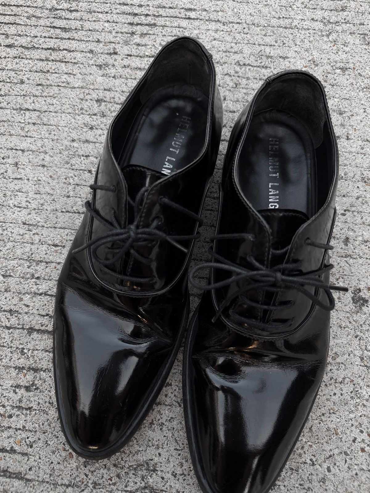 Helmut Lang Helmut Lang Patent Leather Derby Shoes Size US 6.5 / EU 39-40 - 2 Thumbnail