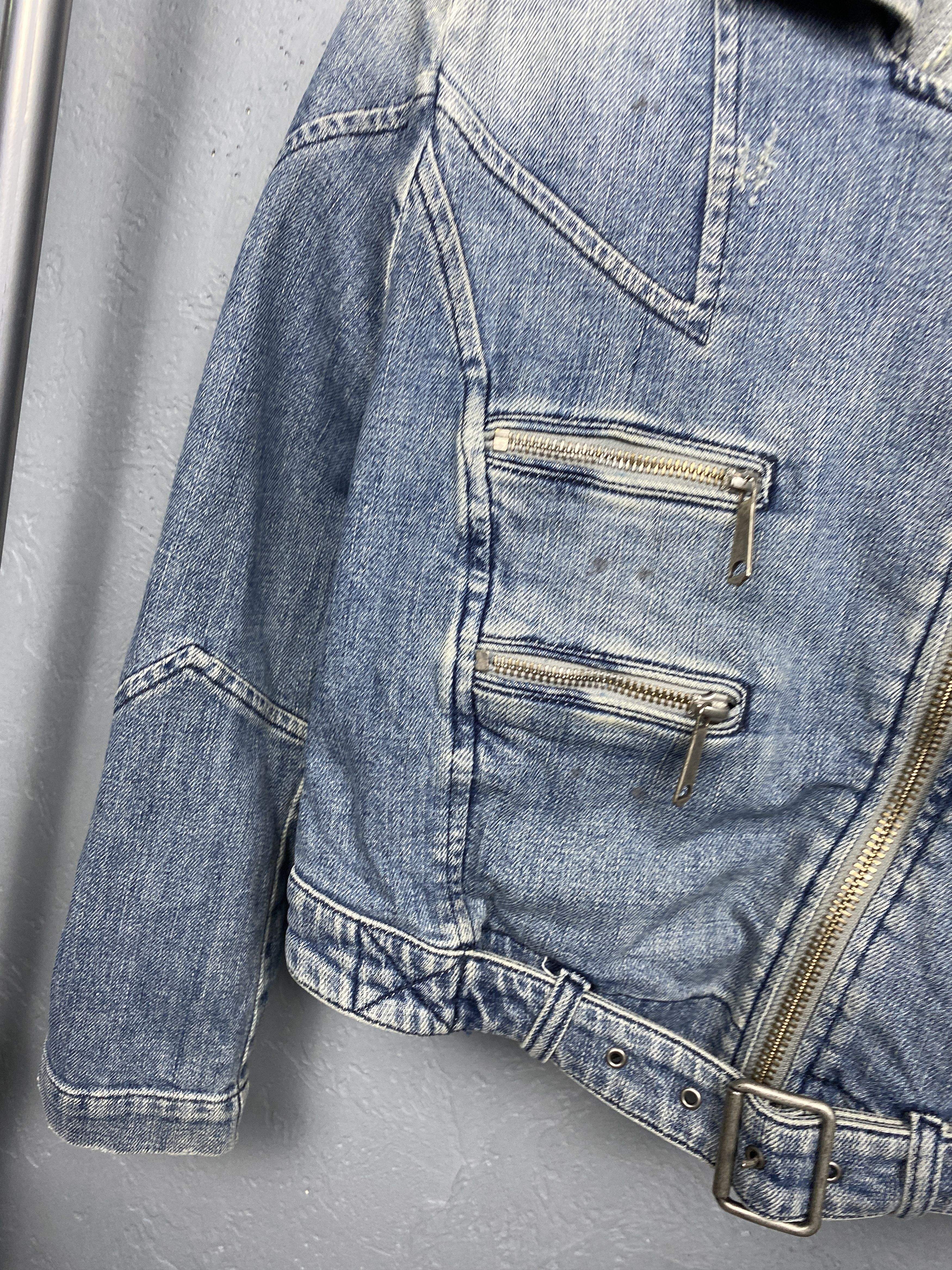 Diesel Diesel Distressed Denim Vintage Jacket Y2K Jeans Size S / US 4 / IT 40 - 3 Thumbnail