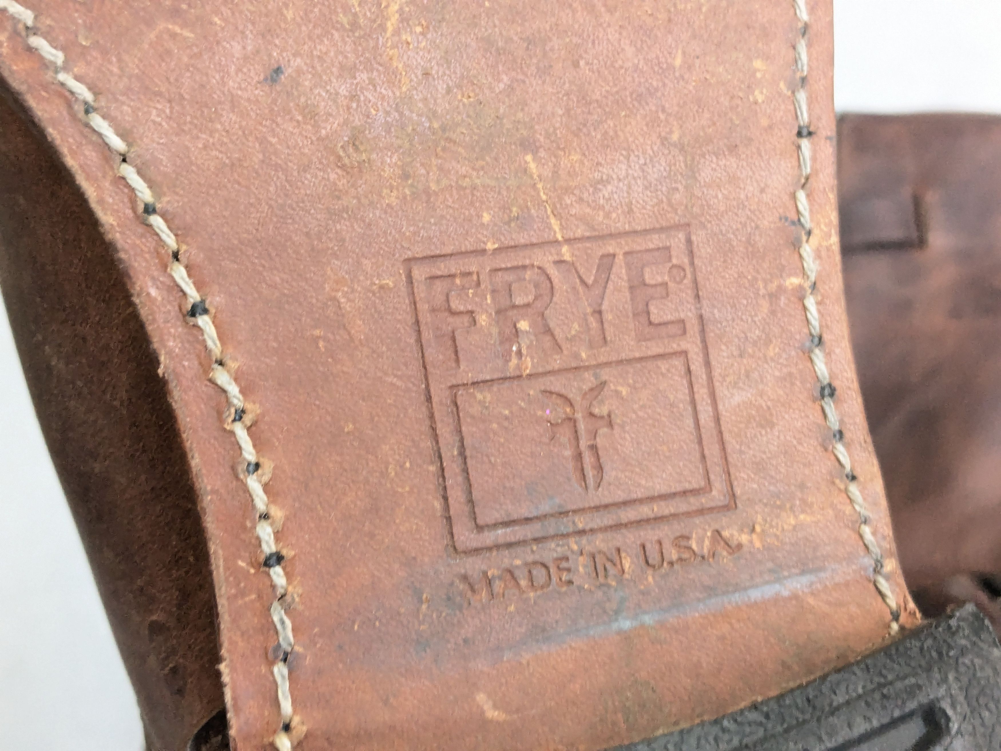 Frye Frye Engineer Boots Brown 12 D Leather Buckle Size US 12 / EU 45 - 14 Thumbnail