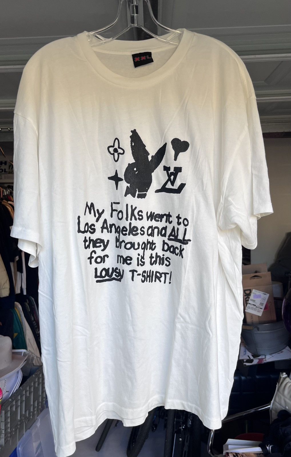 Mega Yacht Lousy Louis Vuitton Chanel Playboy puff print tee Size US XXL / EU 58 / 5 - 1 Thumbnail