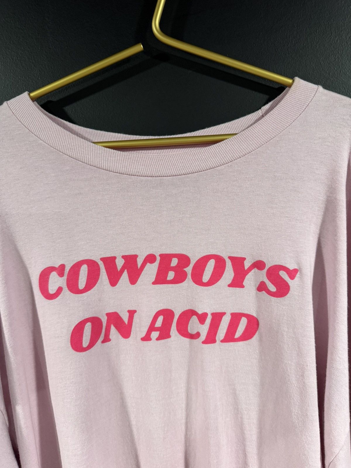 Pleasures Pleasures Cowboys On Acid Pink Long Sleeve XXL Size US XXL / EU 58 / 5 - 3 Thumbnail